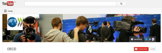 OECD Youtube Printscreen